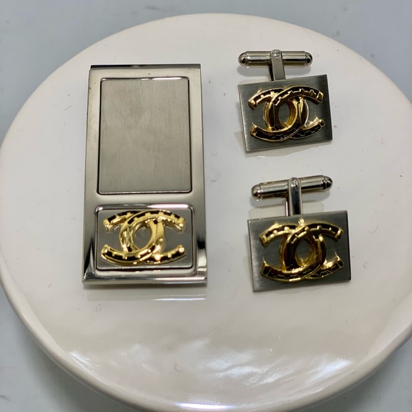 Money clip and cufflinks Set - Picture 1 of 8